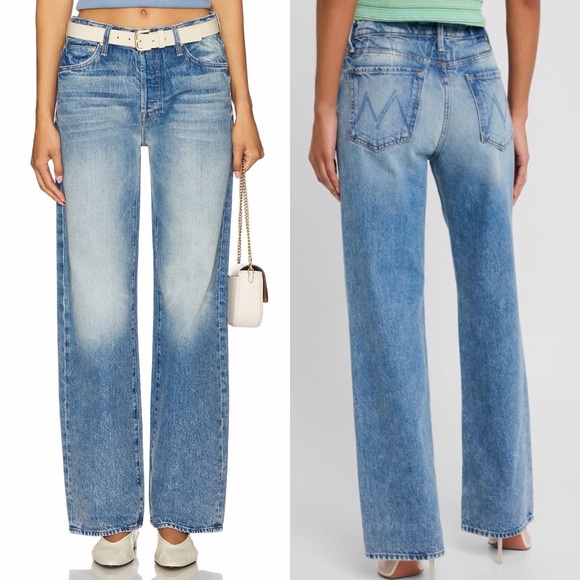 MOTHER NEW ⭐️The Dodger High Rise Button
Sneak Jeans in Wipeout 28 - Picture 10 of 16